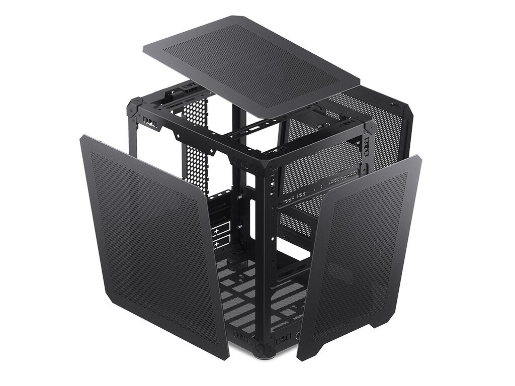 ASCII.jp：4面メッシュパネルのMicro ATXケース「C6 Black」が発売
