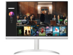 LG、webOS搭載の動画視聴向け31.5型4Kディスプレーにホワイトモデルを追加