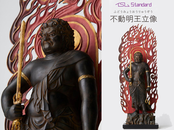 ASCII.jp: Reproducción realista de la obra maestra de Unkei “Estatua de pie Fudo Myoo” “Colección de estatuas de Buda Figura isumu Estatua de pie estándar Fudo Myoo”