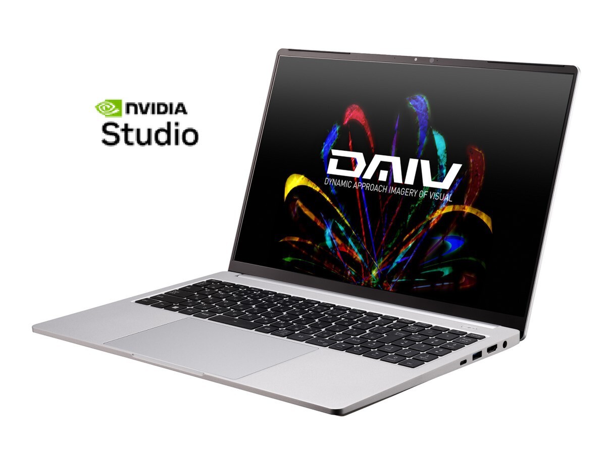 ASCII.jp：マウス、DAIVよりNVIDIA Studio認定の軽量PC「DAIV Z6」を発売