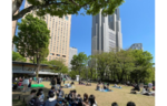 西新宿で見つけた！おもしろ体験日記１日目 ～公園で、ピクニックしたひととき～