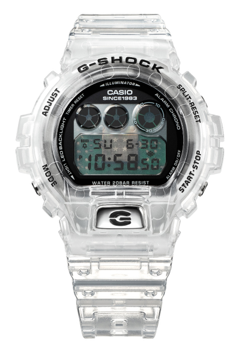 スケルトン素材で内部部品を見せるG-SHOCK