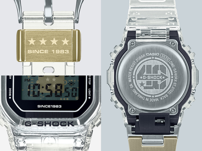 スケルトン素材で内部部品を見せるG-SHOCK