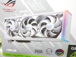 3.5スロット厚で白色のGeForce RTX 4090がASUSから発売