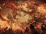 『FF XVI』召喚獣合戦を描いた「超巨大絵画」が各地で展開！