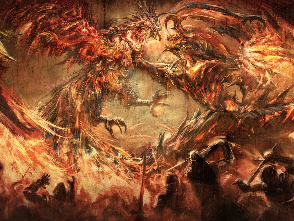 ASCII.jp：『FF XVI』召喚獣合戦を描いた「超巨大絵画」が各地で展開！
