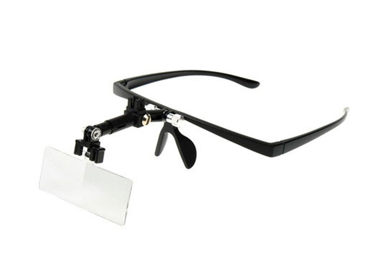 ASCII.jp：レンズ交換で3種類の倍率が選べる！ メガネ型ルーペ「メガネ