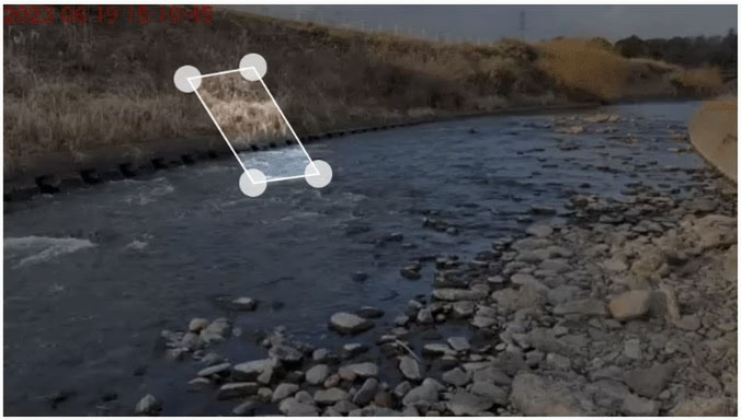 AIを活用した河川・ため池水位監視ソリューション