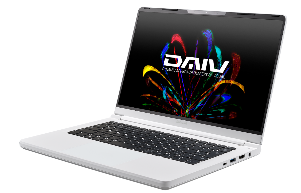 ASCII.jp：マウスコンピューター、ホワイト筐体の14型ノートPC「DAIV R4」発売