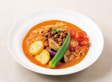 太陽のトマト麺 夏野菜の冷やしトマト担々麺