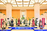 ホテル日航福岡、「世界水泳選手権 2023 福岡大会」の開催にちなみ鎧兜の展示などを実施