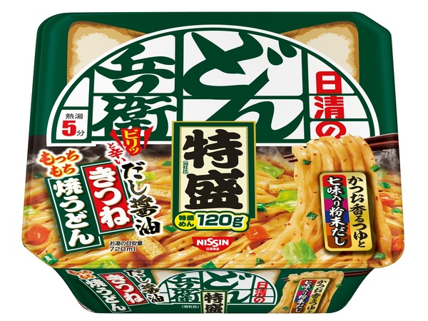 ASCII.jp：通常の1.3倍「日清のどん兵衛 特盛きつね焼うどん」麺120gの