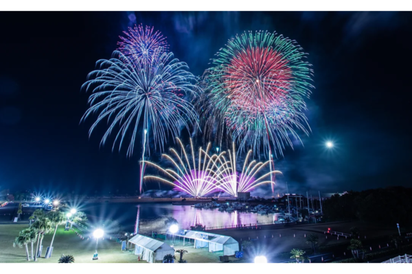 急募】東北未来芸術花火大会 芝生席2枚 はらこ飯2枚 駐車場付