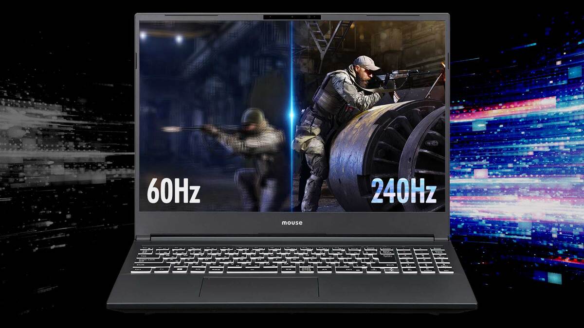 マウスコンピューター、AMD Ryzen 7 7840HSとGeForce RTX 4070 Laptop