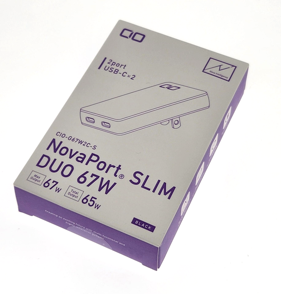 【専用】CIO NovaPort SLIM 65W PD 薄型 充電器 2ポート