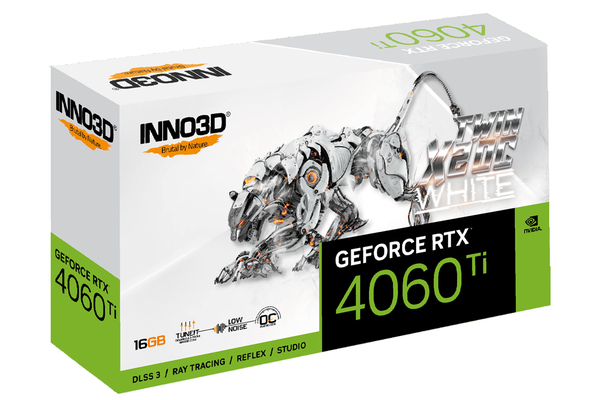 各種PCパーツにあわせやすいホワイトモデル「INNO3D GeForce 