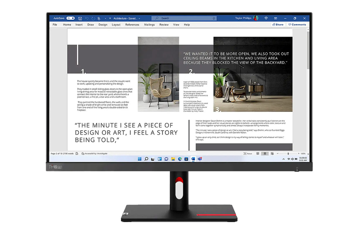 ASCII.jp：レノボ、ディスプレー「ThinkVision」の新商品として目の
