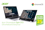 日本エイサー、13.3型フルHDディスプレー搭載Acer Chromebook Enterprise Spin 513を法人市場向けに7月下旬発売
