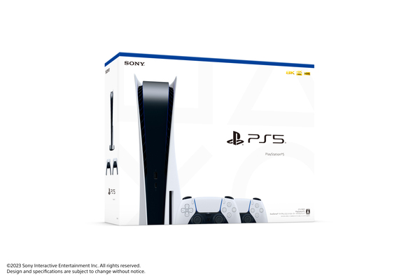 PS5＋コントローラー2台入りの「ダブルパック」が8月9日より発売決定