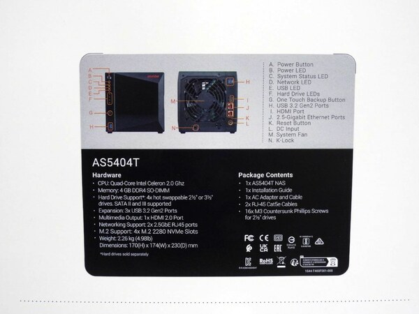 M.2 SSDを搭載できるNASがASUSTORから発売、配信者やクリエイター向け