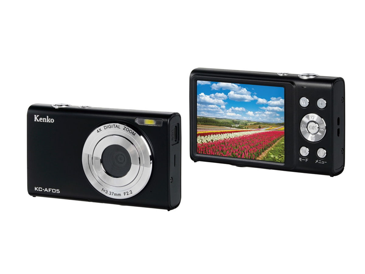 ASCII.jp：およそ18％オフ 軽量コンパクトな多機能デジカメ「KC-AF05」