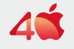 アップル日本法人、40周年ロゴを公開