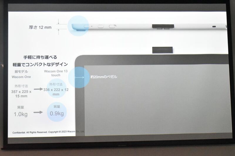 Wacom One 12 (DTC121W0A) 2023年製 ワコムからUSB Type-C1本で使える液タブが登場！1万円台のエントリー
