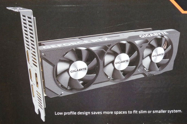 GeForce RTX 4060初のロープロファイル対応カードがGIGABYTEから発売