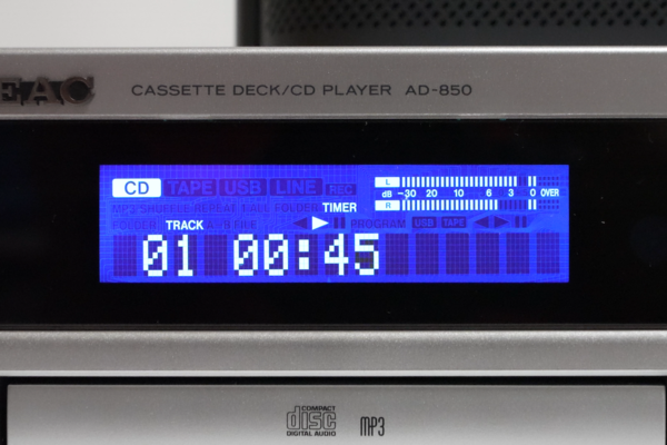 カセットデッキ/CDプレーヤー「AD-850-SE」