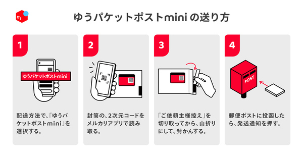 ASCII.jp：メルカリ、送料160円の「ゆうパケットポストmini」。推し活