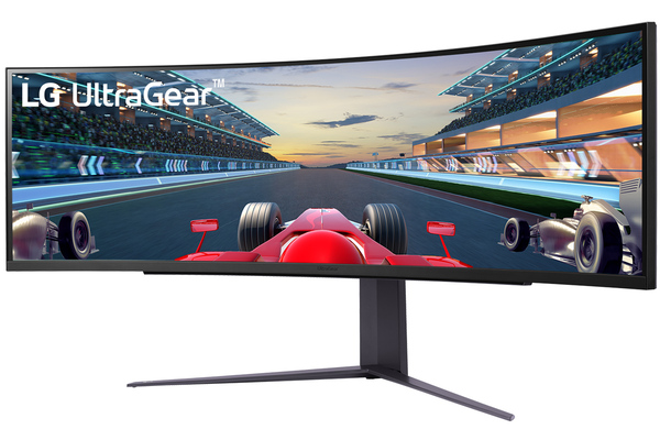 LG、5120×1440ドットの48.8型湾曲ディスプレー。WQHD2台分の超横長大
