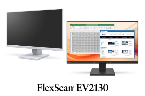 EIZO、21.5型フルHD解像度の液晶ディスプレー「FlexScan EV2130」を