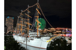 帆船日本丸、イルミネーションライトアップを10月25日より再開