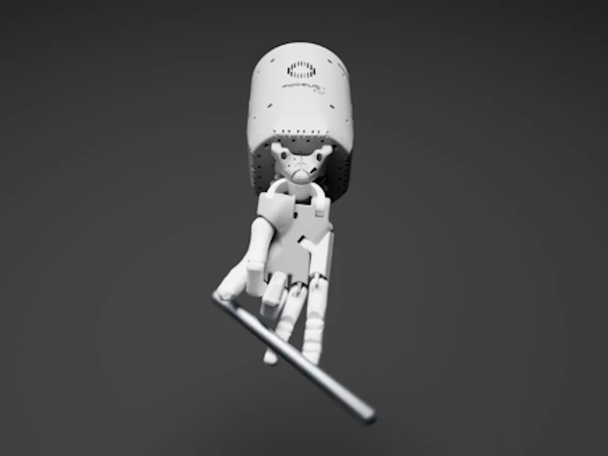 ロボットがペン回しをするイメージ