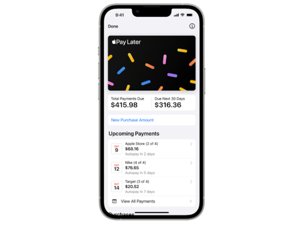 Apple Pay Laterの利用イメージ