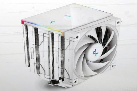 ASCII.jp：デジタルパネル装備のDeepCool製CPUクーラーに白色モデルが