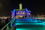 ベイブリッジや横浜港の美しい夜景との光の競演「パシフィコ横浜 ウィンターイルミネーション2023」