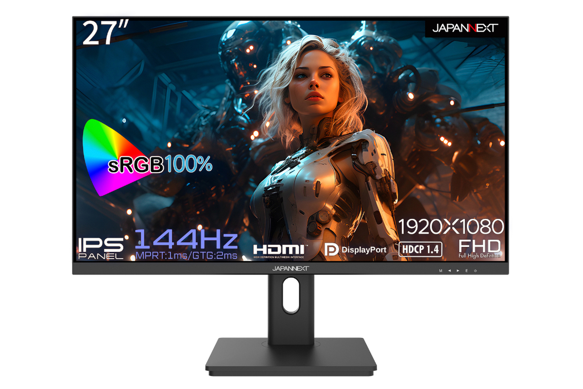 ASCII.jp：JAPANNEXT、27型フルHD/IPSパネル搭載のゲーミング