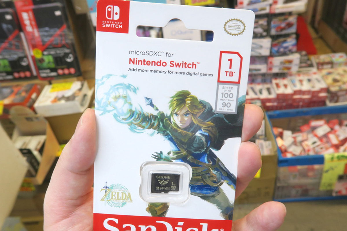 ASCII.jp：ゼルダの伝説デザイン！ Nintendo Switch対応のmicroSD