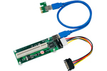 玄人志向、PCIをPCI Express x1に接続できる変換基板