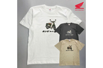 本田技研工業公認のライセンス取得商品!　スーパーカブがプリントされたTシャツ