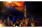 昭和レトロのイルミネーションに輝く「リトル東京タワー」