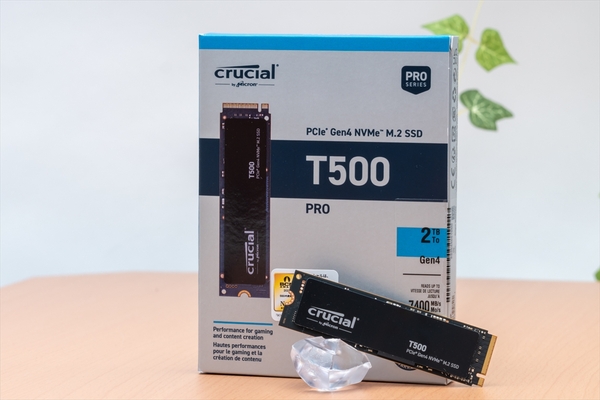 PCIe 4.0対応SSDでは理論上最速クラス！Crucial T500をPC自作環境で