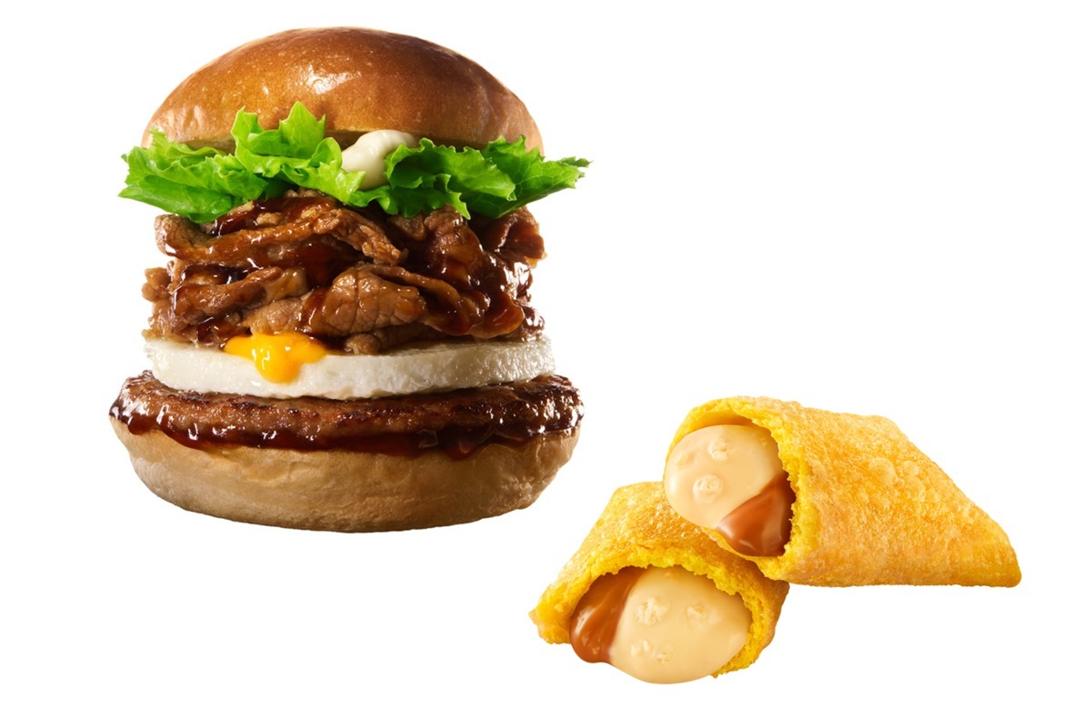 ASCII.jp：今週の食べたい注目の新作グルメ "倍盛り"「牛すき焼きバーガー」、マクドナルド「バタースコッチパイ」 など