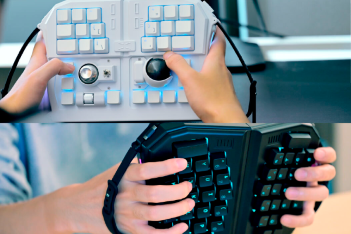 ASCII.jp：ソフマップ、両手で握ってタイプするキーボード「GrabShell」