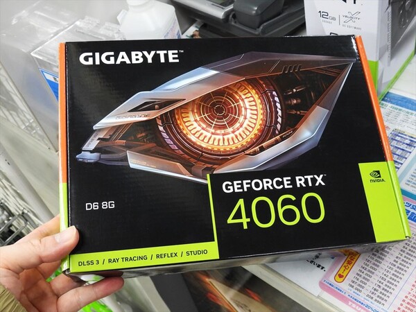 GIGABYTEからカード長170mmのGeForce RTX 4060搭載ビデオカードが発売