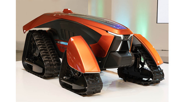 2020年1月に発表した完全自動運転トラクタのコンセプトモデル