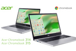 15.6型／14型の大画面搭載、「Acer Chromebook」に新モデル4機種