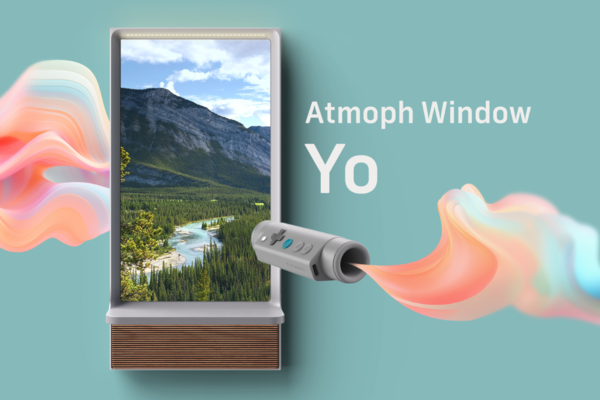 アトモフ、エンタメデバイスの最新モデル「Atmoph Window Yo」発表