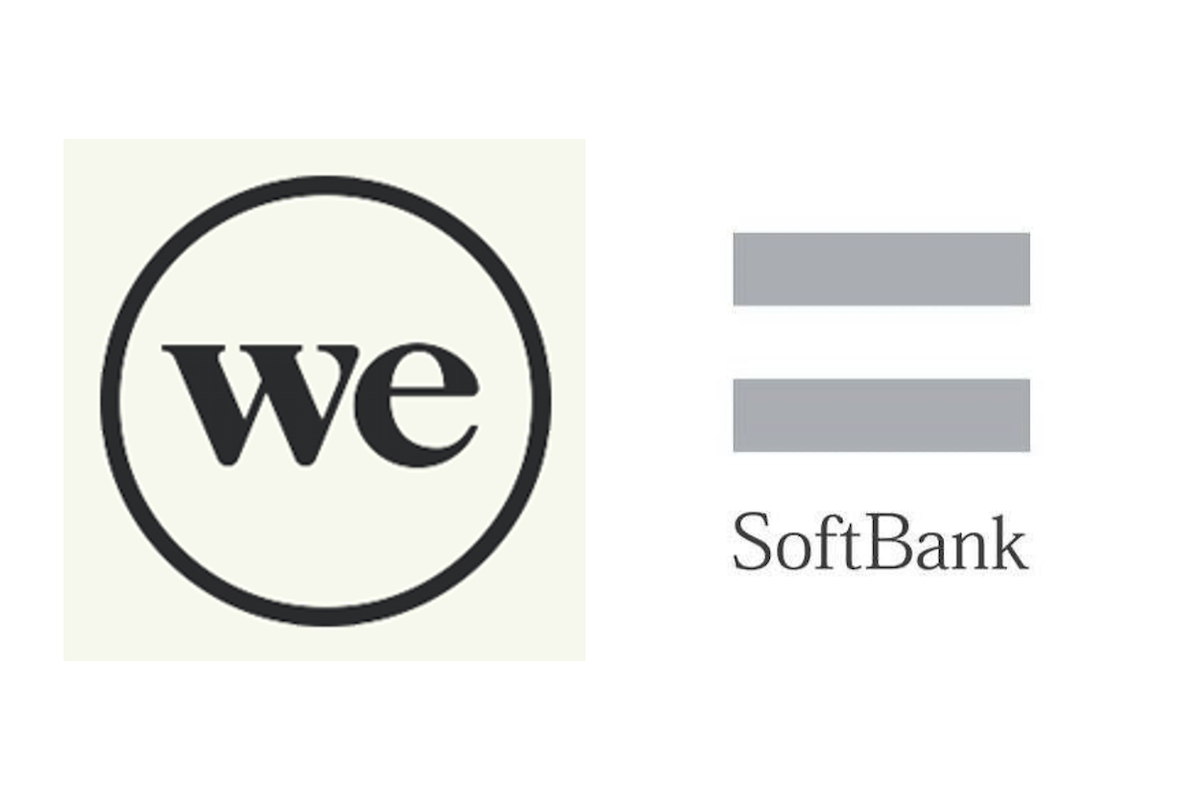 WeWork Japanとソフトバンクのロゴ
